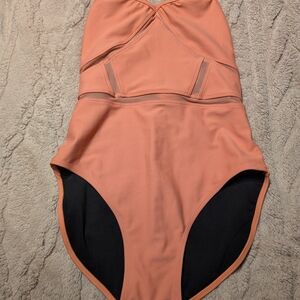 Stylish Peach Dance Leotard